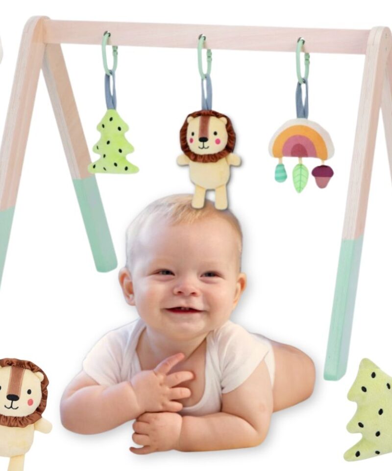 Arendav mängukaar beebidele pastellvärvides