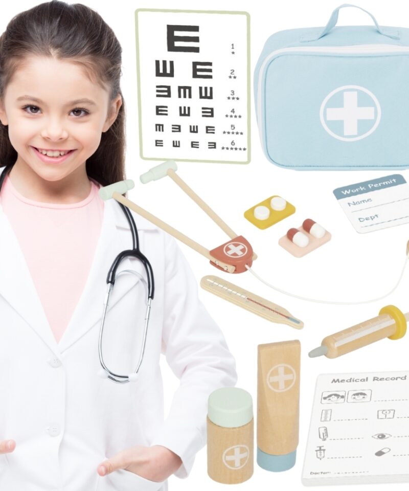 Laste arstikomplekt kohvriga