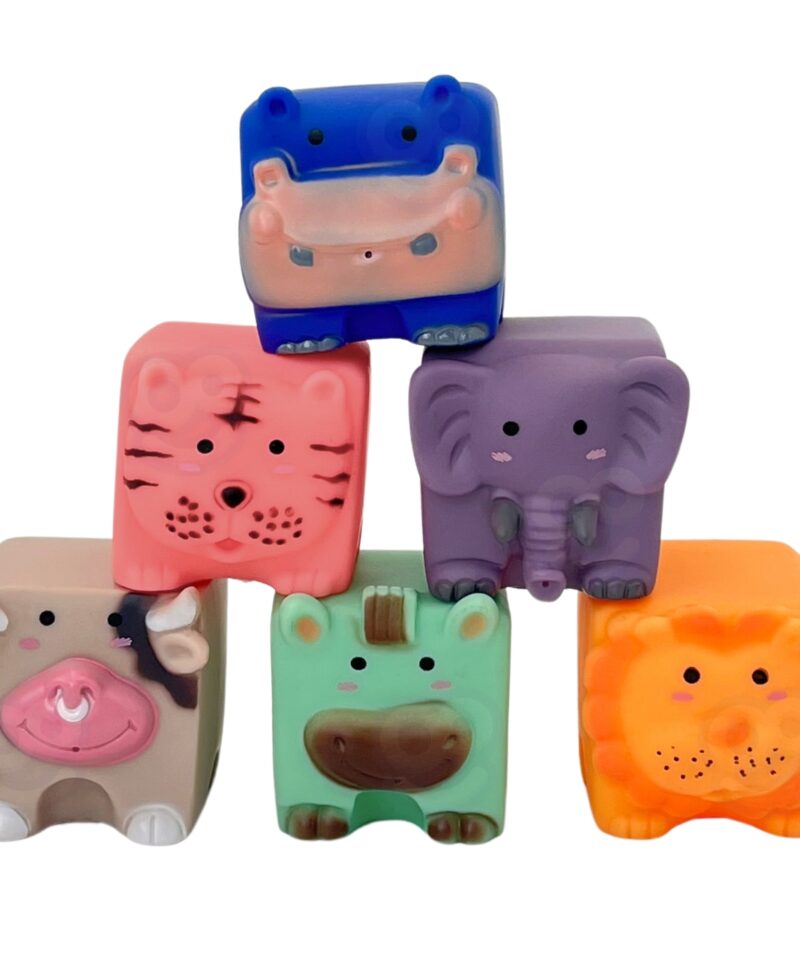 Pehmed ja värvilised sensoorilised klotsid