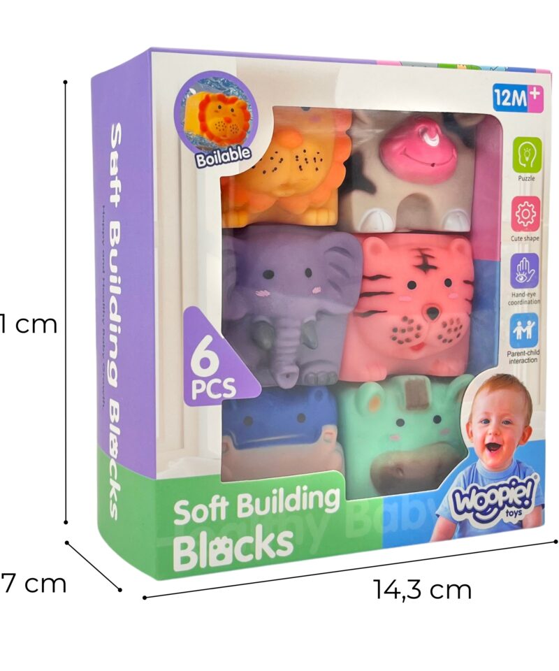 Loomakujudega klotsid, mis teevad heli