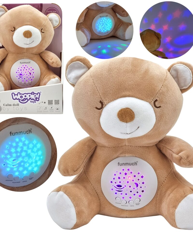 Rahustav muusikamängu karu lastele