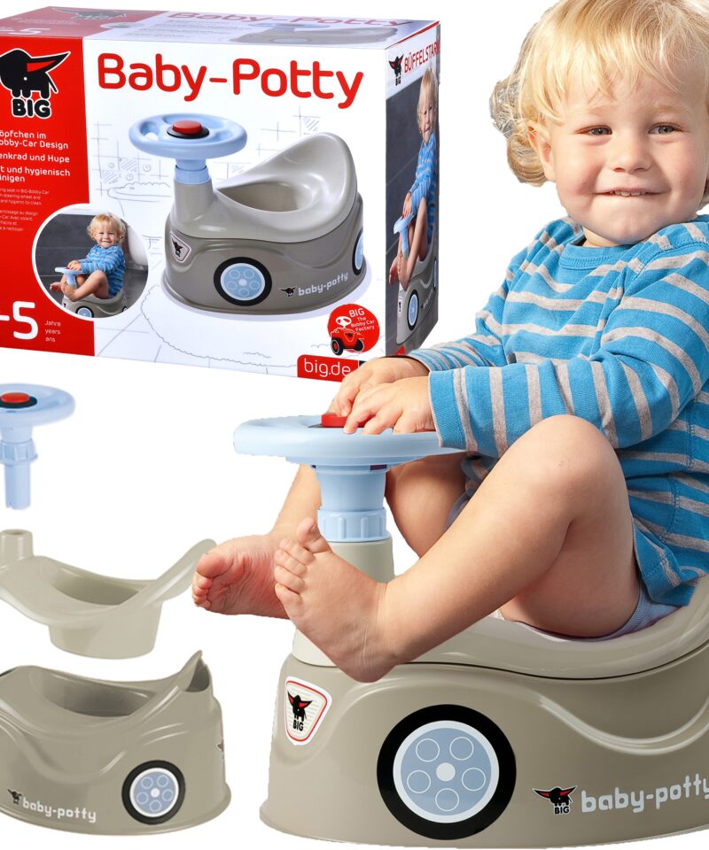 Lõbus autokujuline potitool hallis värvitoonis