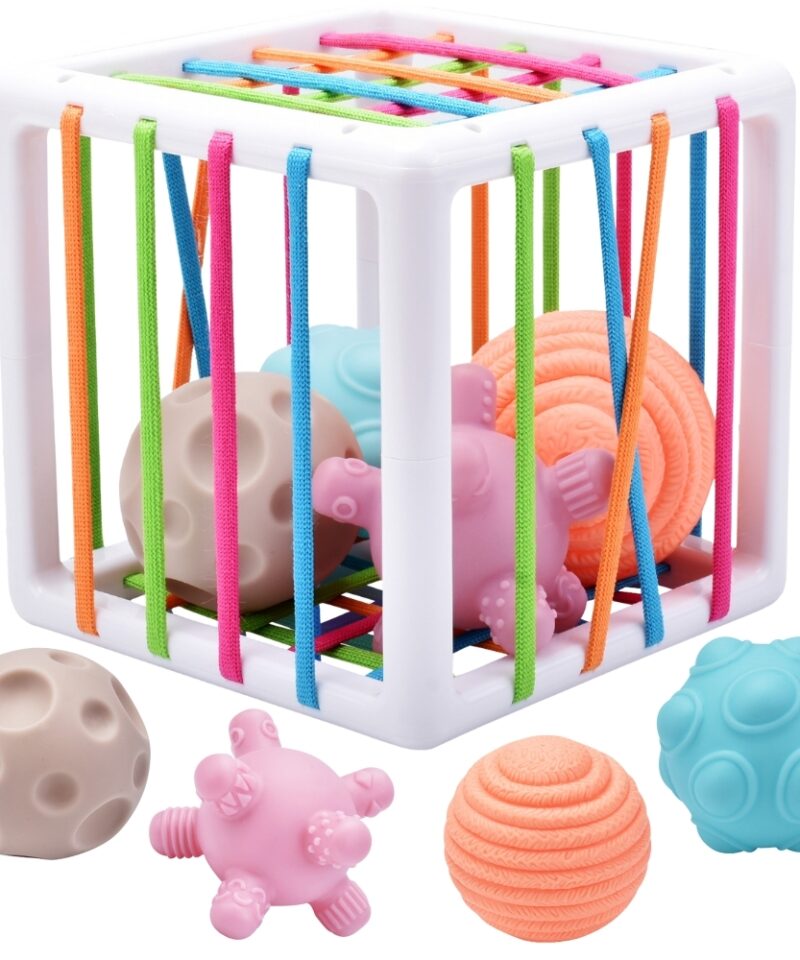 Painduv sensoorne kuubik lastele mängimiseks