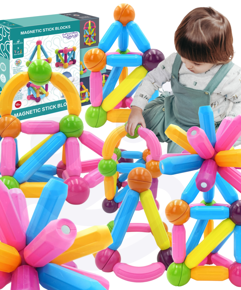 Magnetilised klotsid arendavad laste loovust