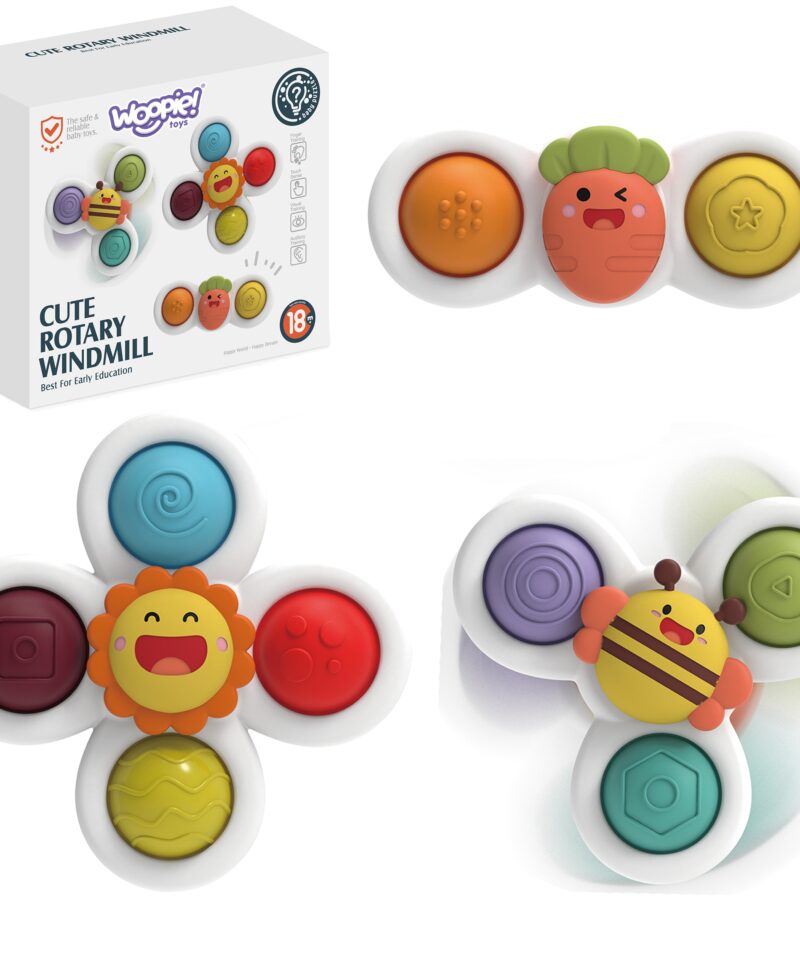 Sensoorne spinnermängu komplekt kolme motiiviga