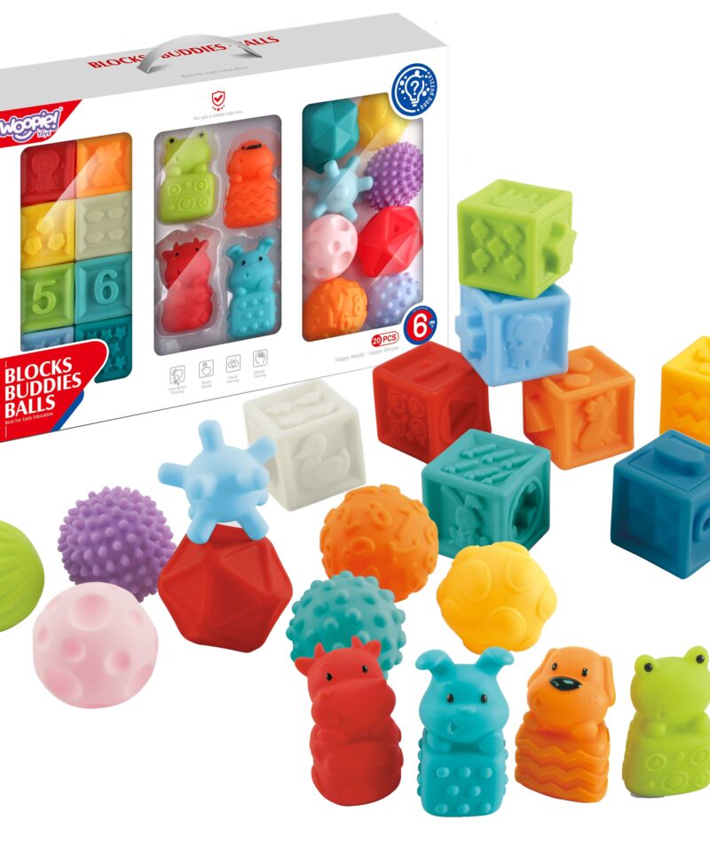 Sensoorne puslekomplekt lastele erksates värvides