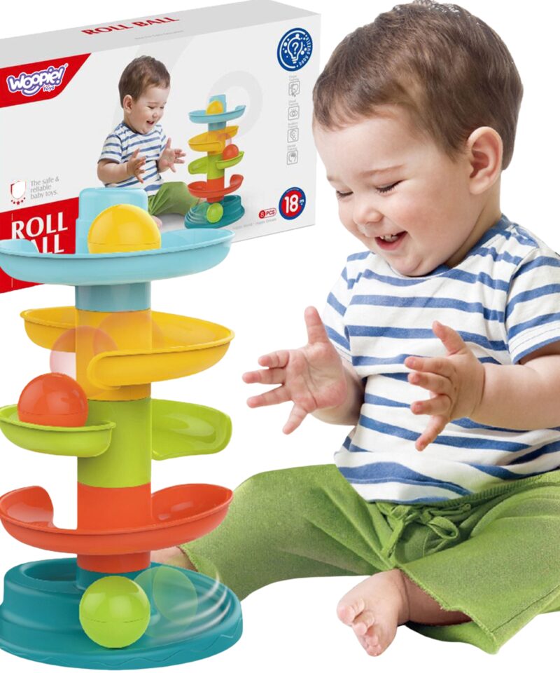 Lõbus spiraaltorni kuulirada lastele