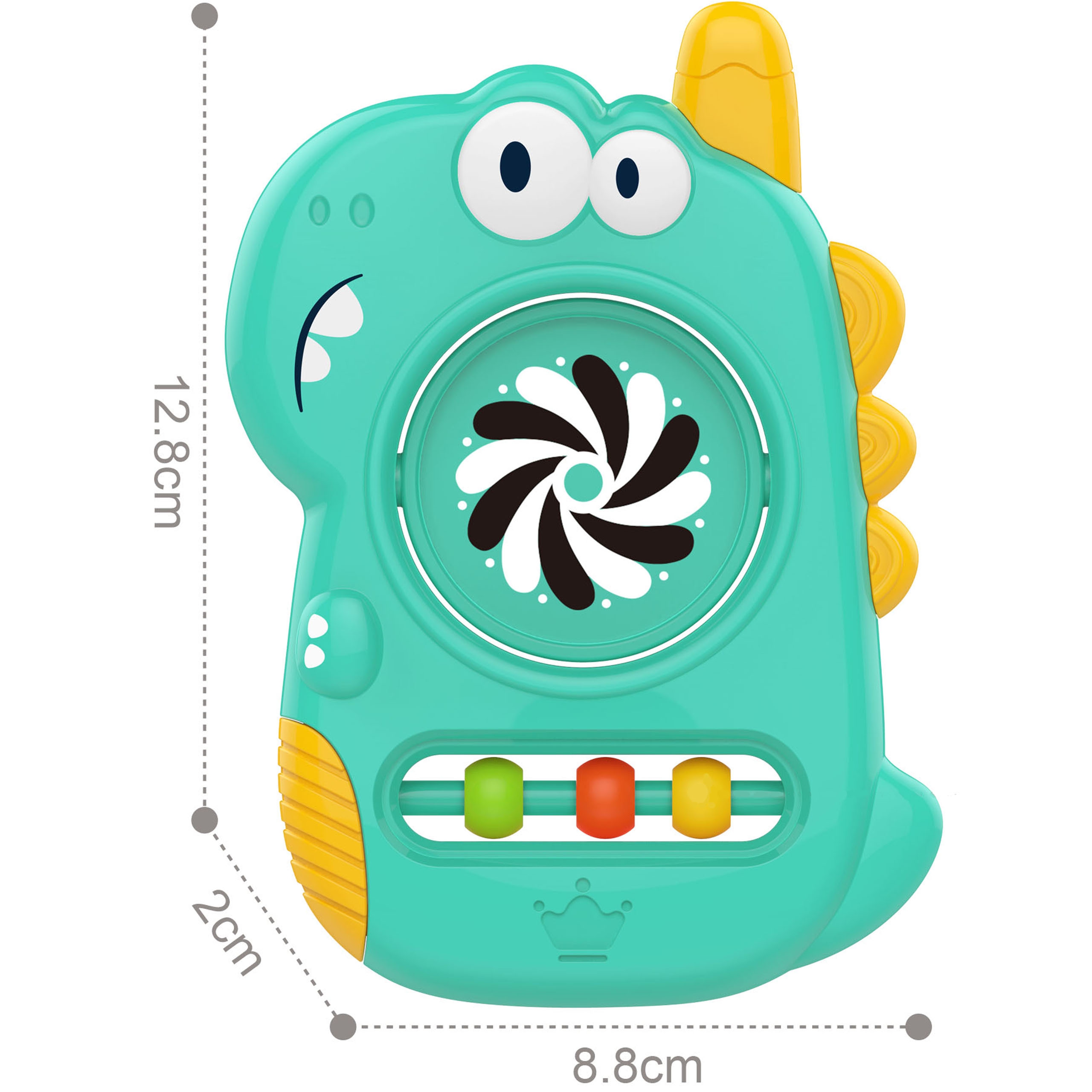 WOOPIE BABY Zabawka Sensoryczna Gryzak Lusterko Dino - Image 10