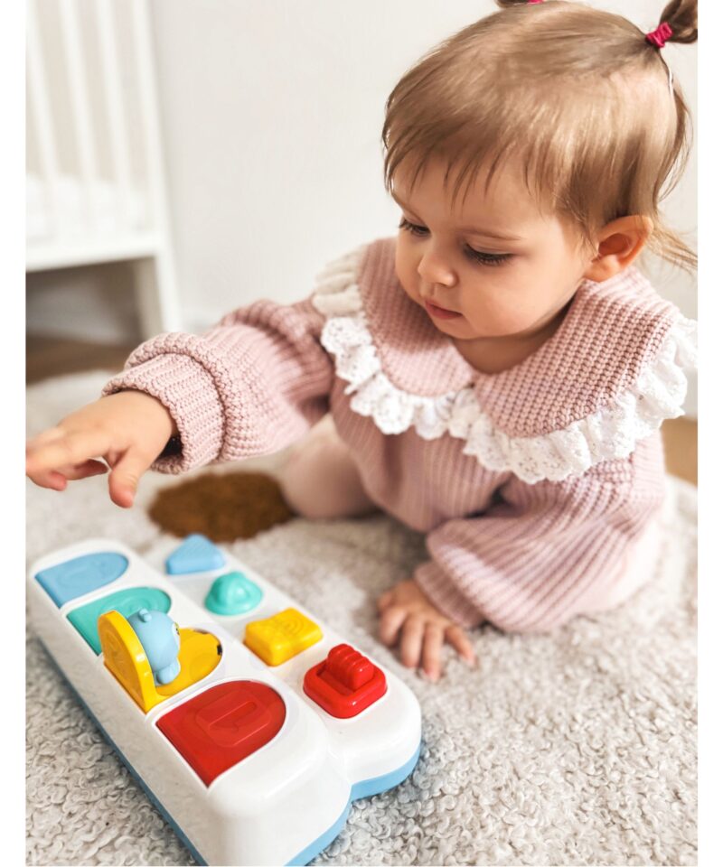 Lastele mõeldud pop-up mehhanismiga mänguasi