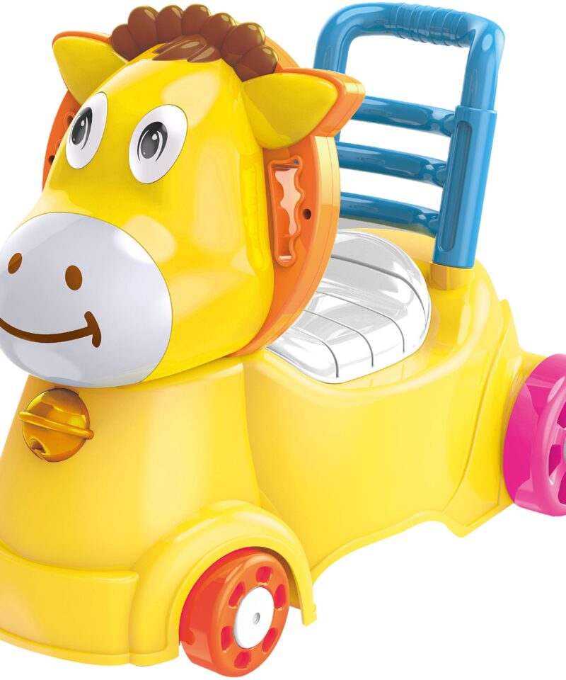 Laste 3-ühes kõndimisabivahend koos rooliga