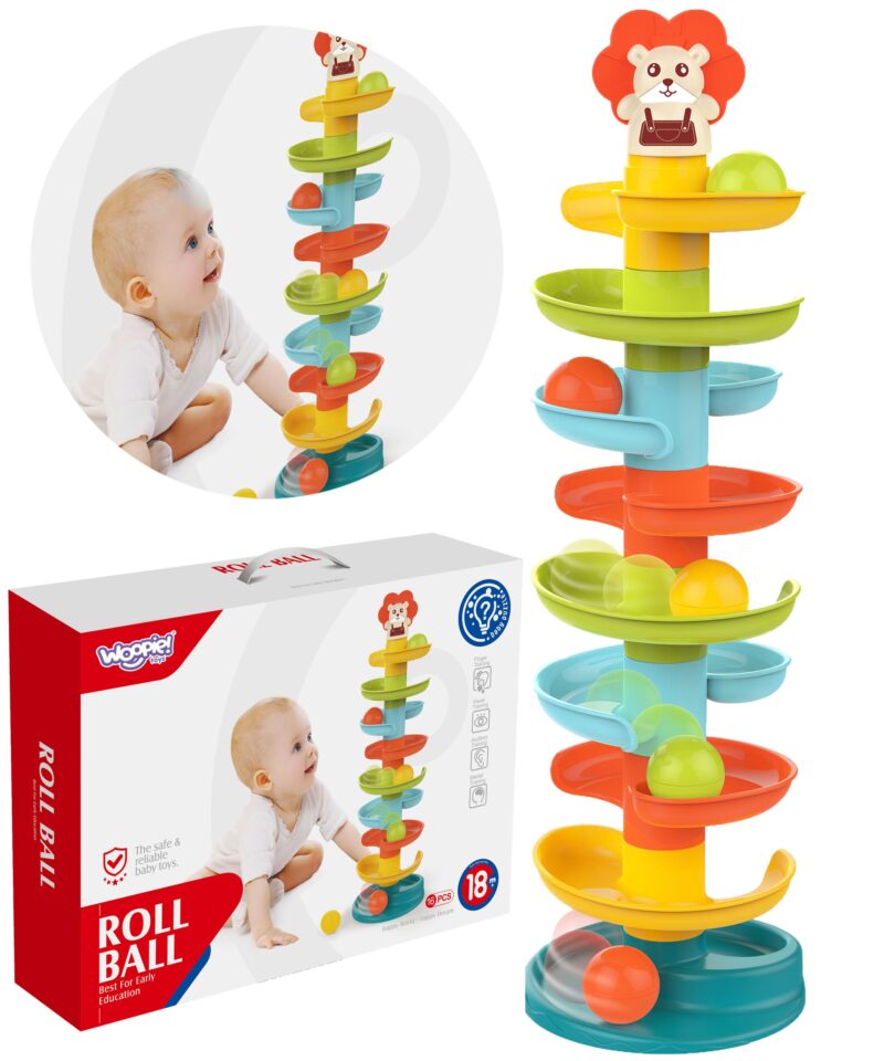 Värviline kuulitorni komplekt lastele