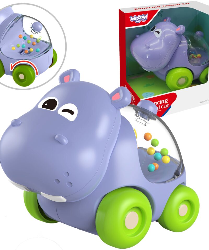 Lõbus hipopotamus rõngasauto mänguasi