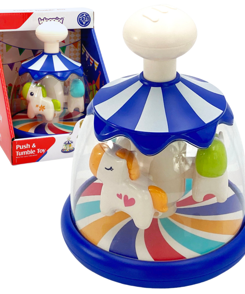 Värviline karussell lapsele mängimiseks