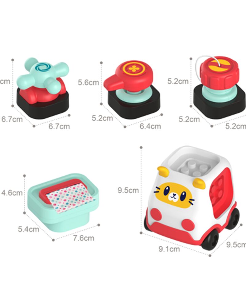 Montessori mänguauto sensoorsete oskuste arendamiseks