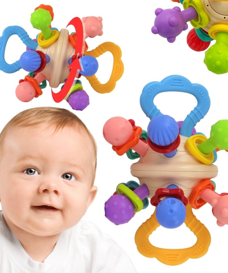 Värviline kõristi beebidele