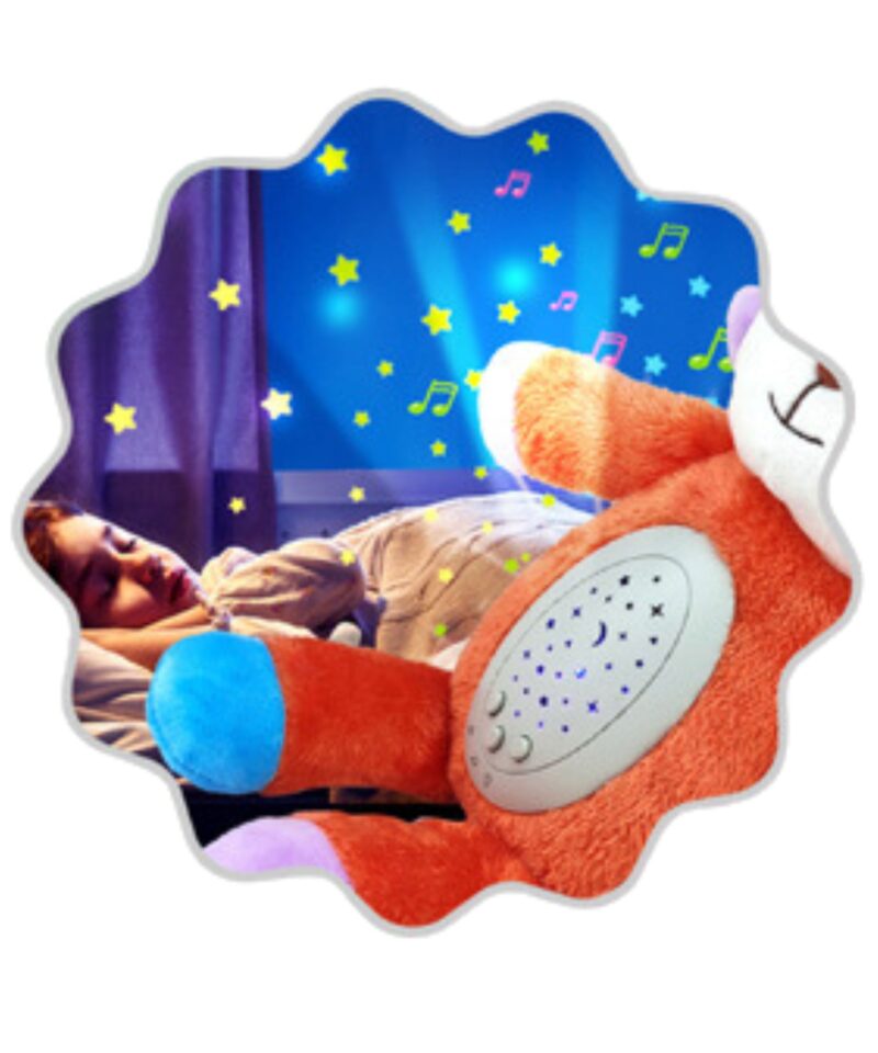 Pehme beebikaru koos projektoriga