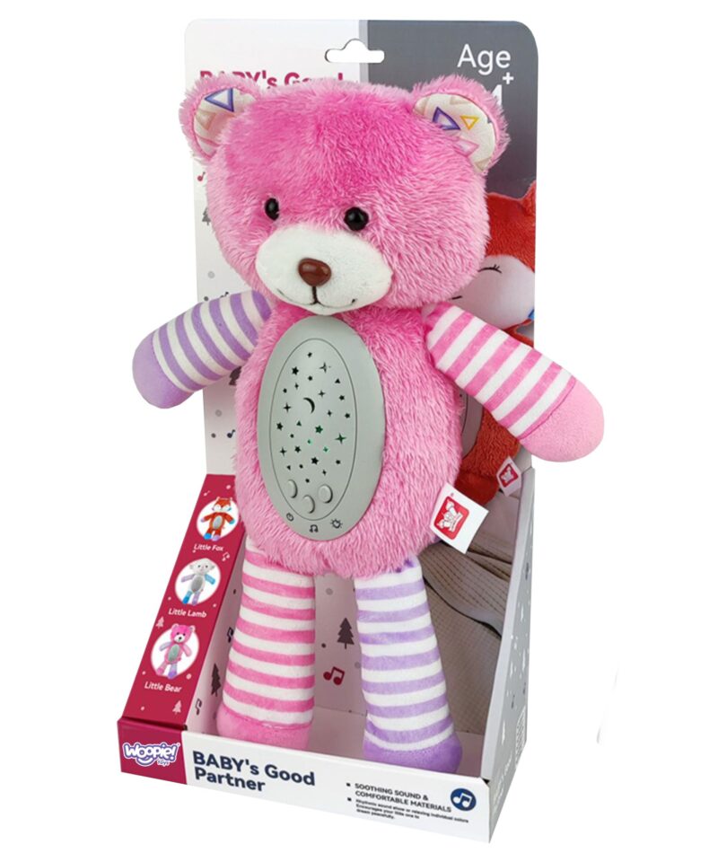 Projektoriga beebikaru, mis muudab värve