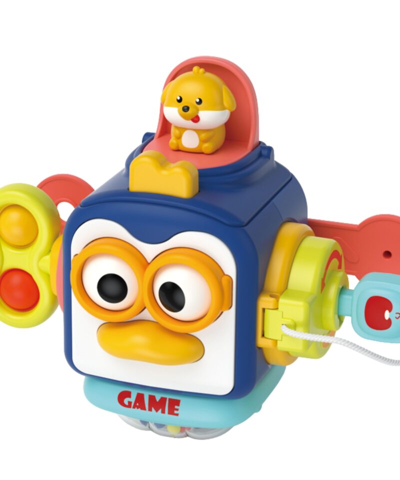 Montessori sensoorikamänguasi koos hüppava koerakesega