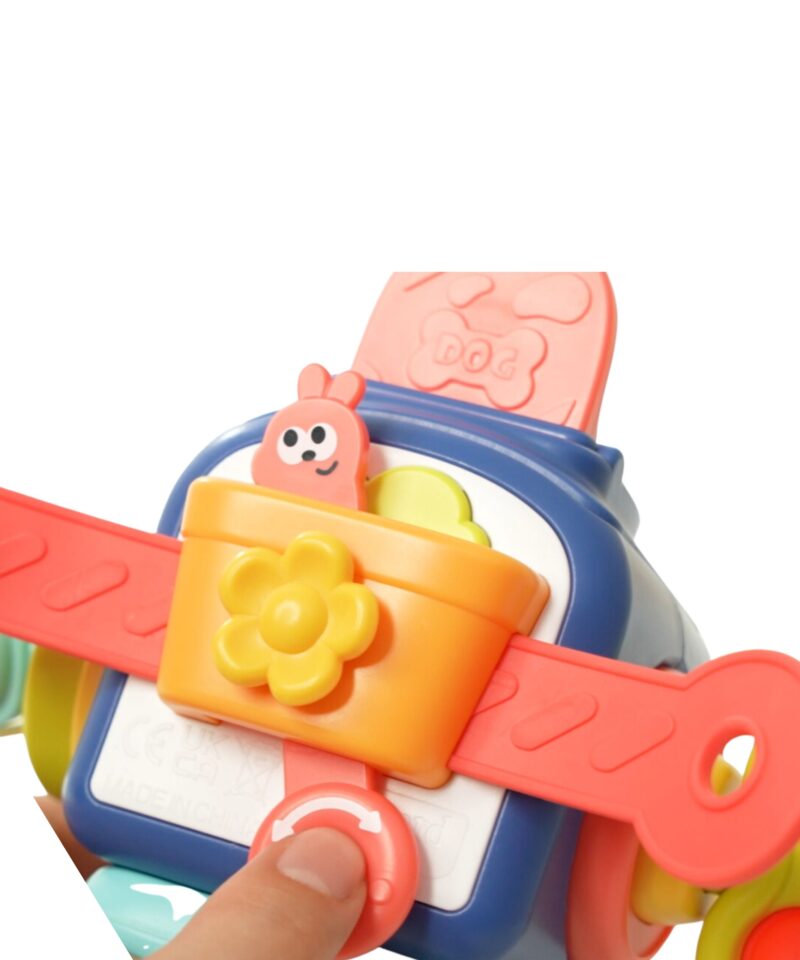 Montessori sensoorikamänguasi koos hüppava koerakesega