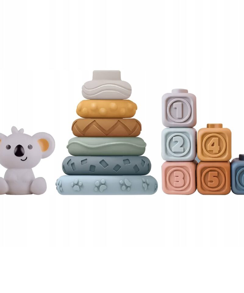 Ohutu klotsikomplekt närimisleluna lastele