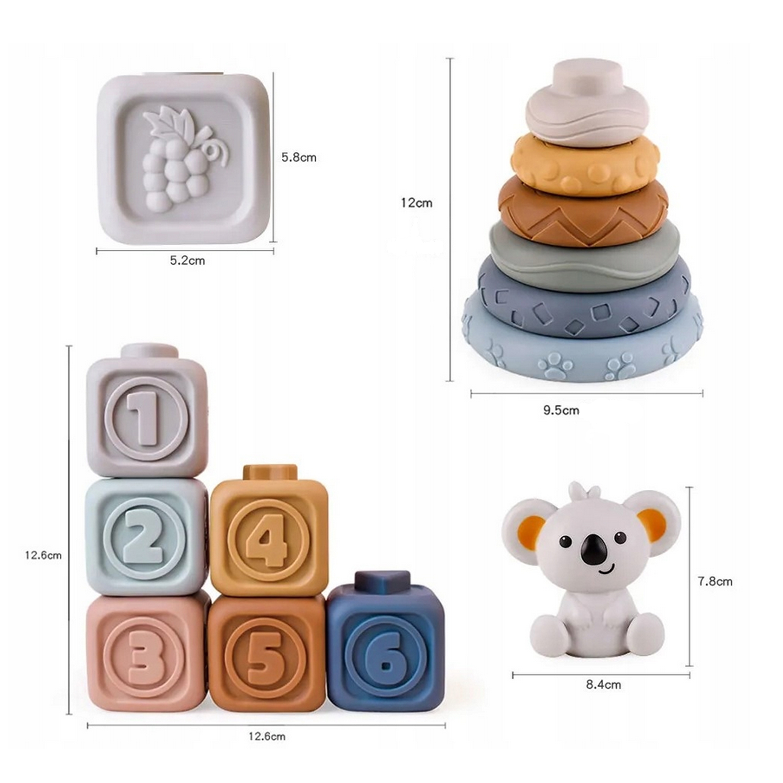 Klotsikomplekt sensoorse arengu toetamiseks