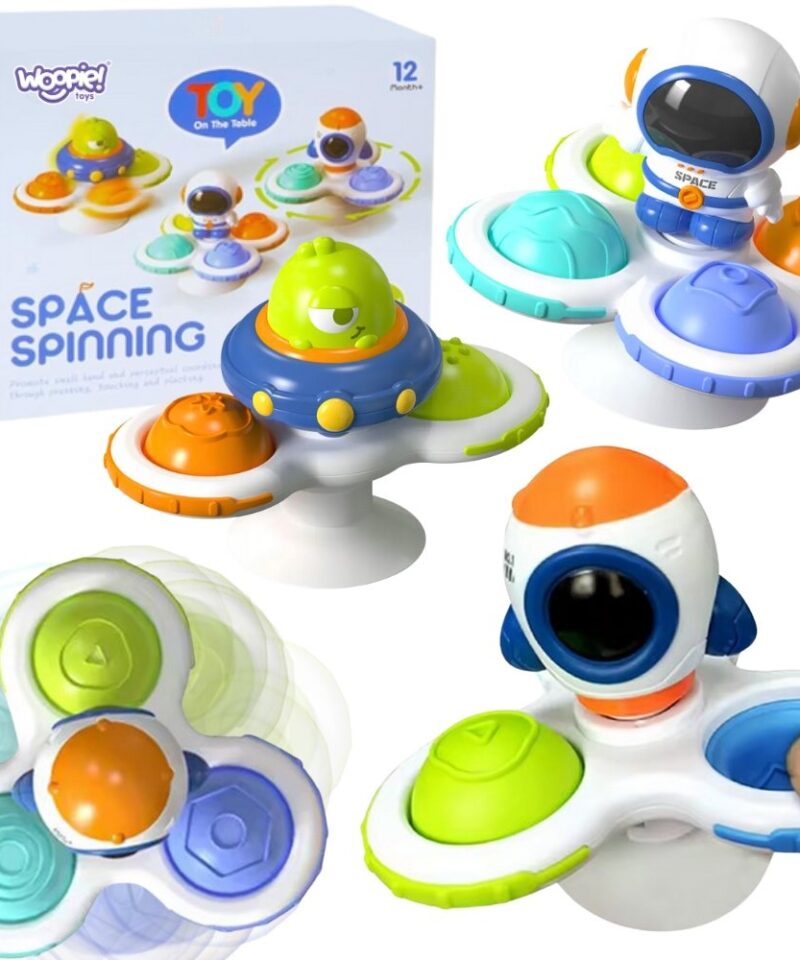 Kosmoseteemaline sensoorne spinnerikomplekt lastele