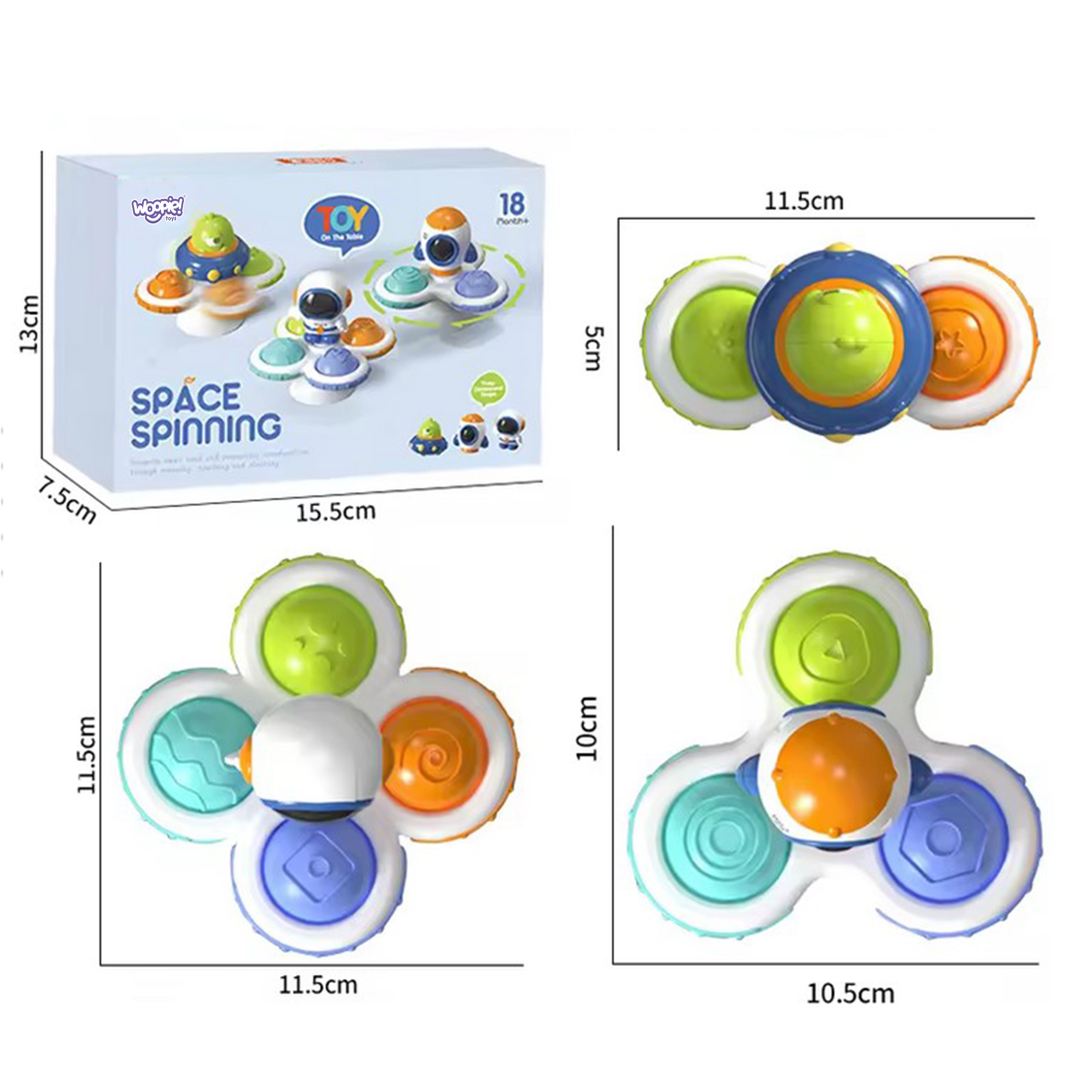 Spinnerikomplekt vannimängudeks