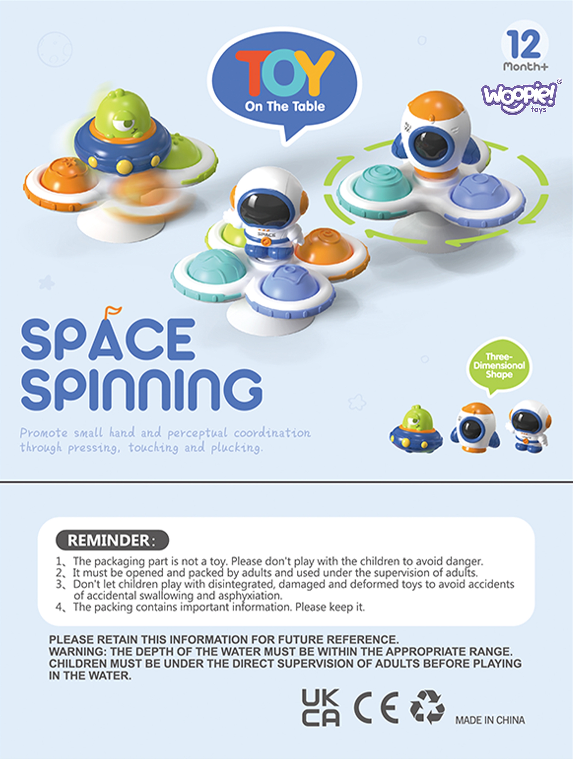 Spinnerikomplekt vannimängudeks