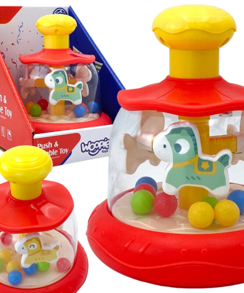 Värviline karussell lastele mängimiseks