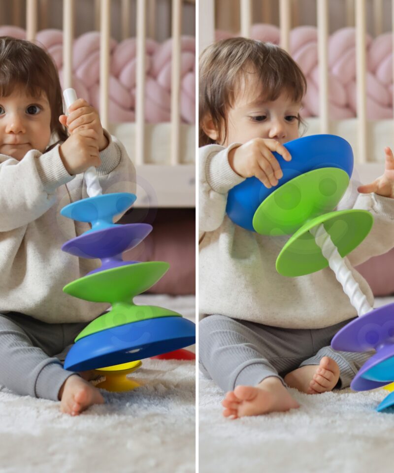 Värviline tornimäng lapsele kingituseks