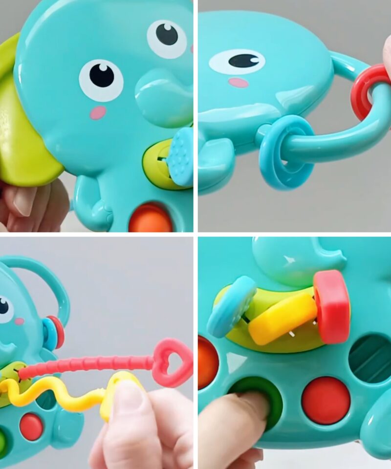 Sõbralik elevandi kuju mänguasja kujul