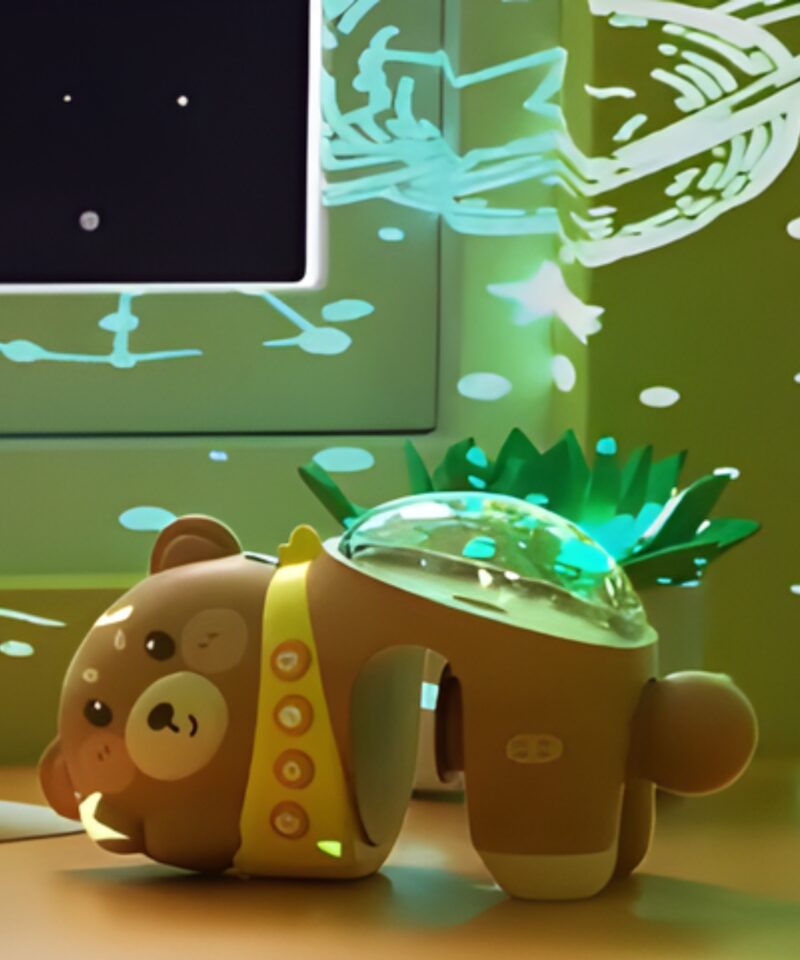 Tähtede ja kosmiliste mustrite projektor