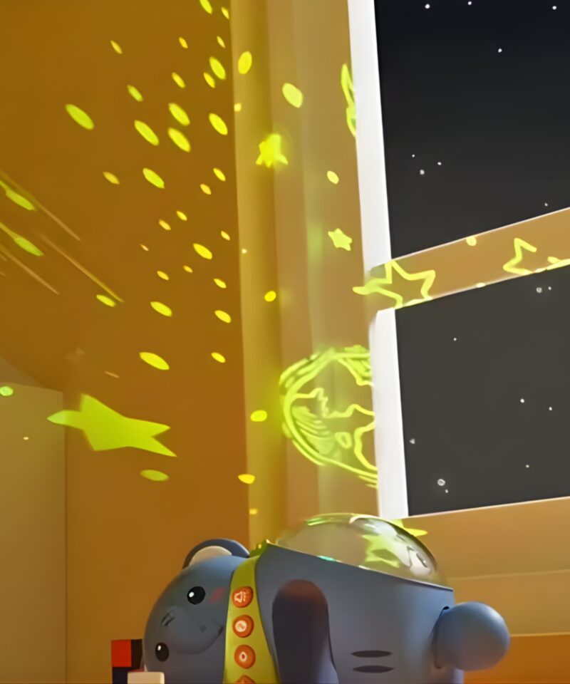 Lastele mõeldud turvaline magamistoa projektor