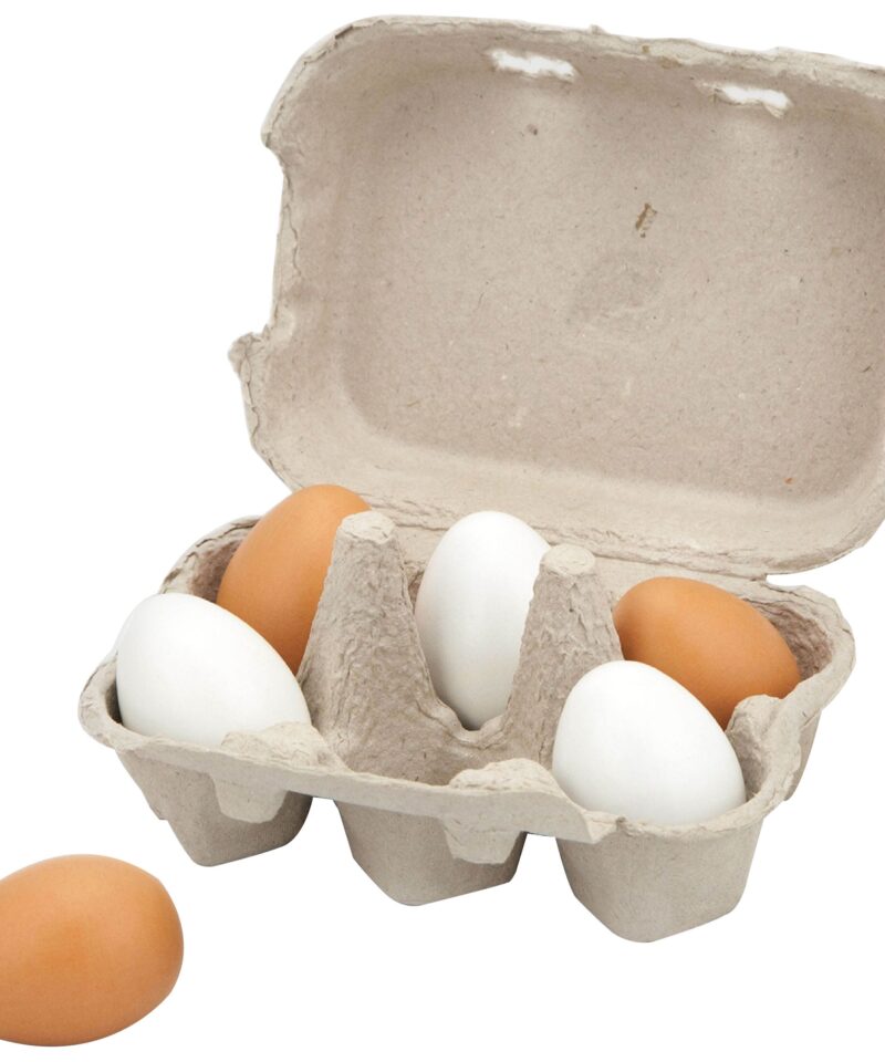 Puidust mängumunad kartongist alusel