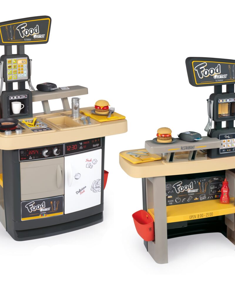 Laste köögikomplekt mängimiseks köögitarvikutega