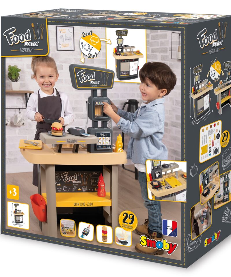 Laste mänguköök serveerimisletiga