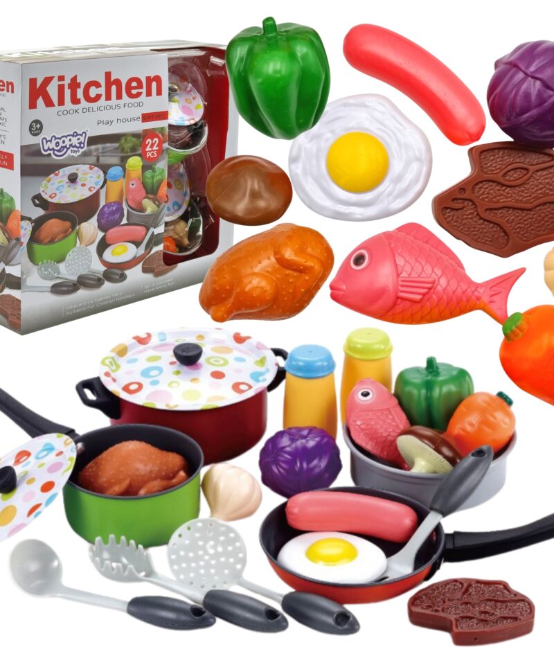 Laste kokkade komplekt köögitarvikutega