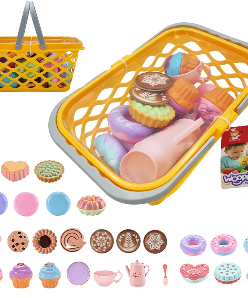 Laste ostukorv koos teekomplektiga