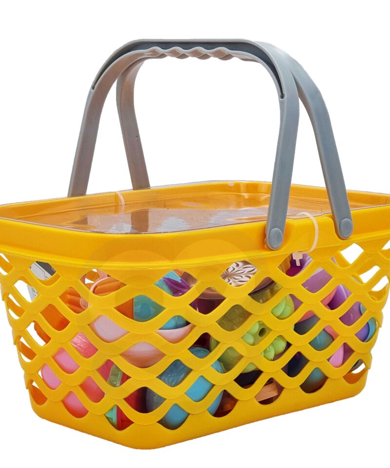 Lastele sobiv ostukorv