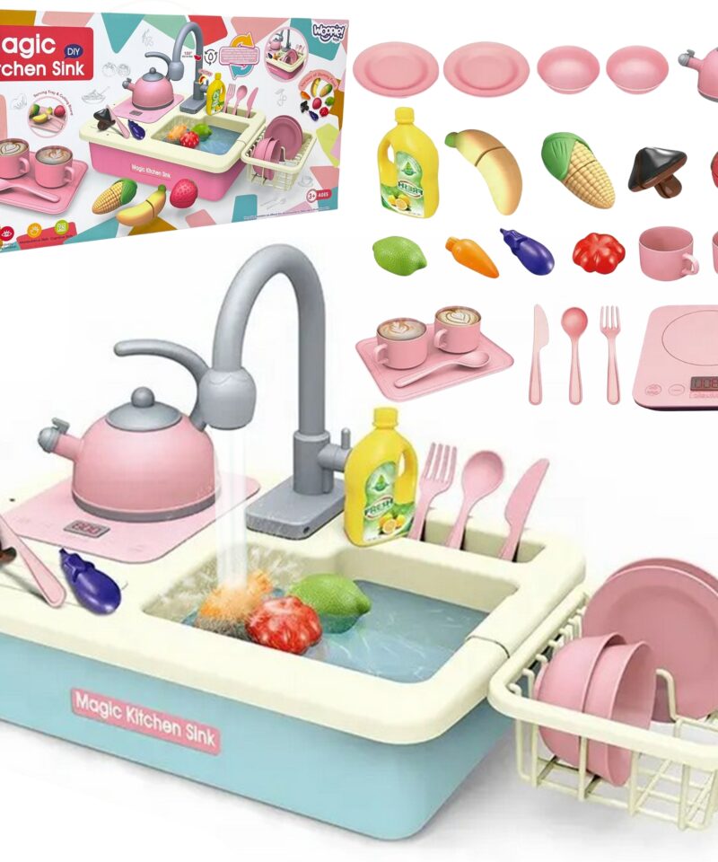 Lastesõbralik köögikomplekt veefunktsiooniga