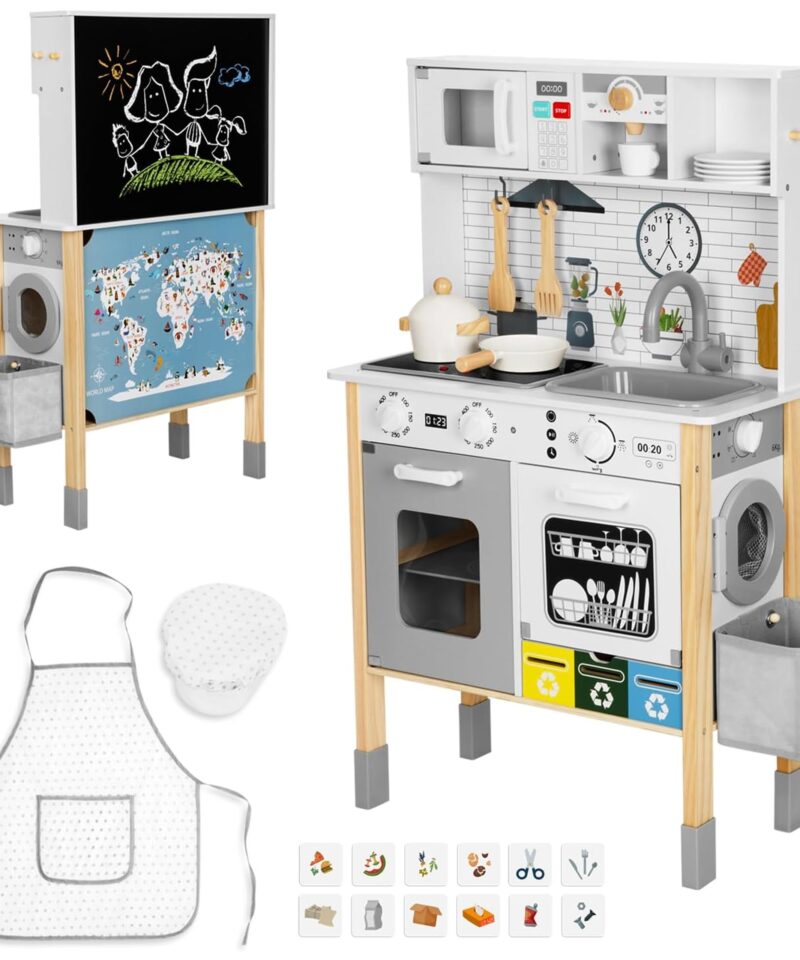 Puidust köök koos realistlike detailidega