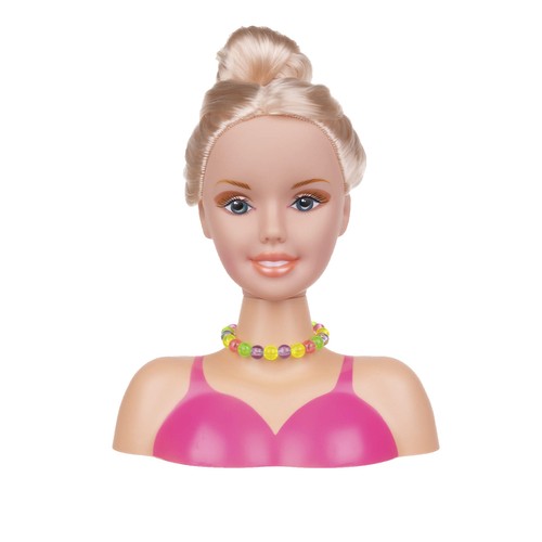 Värviline kaelakee stiilimispea jaoks