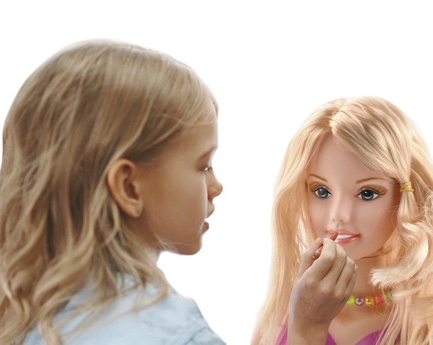 Hariv mänguasi väikestele stilistidele