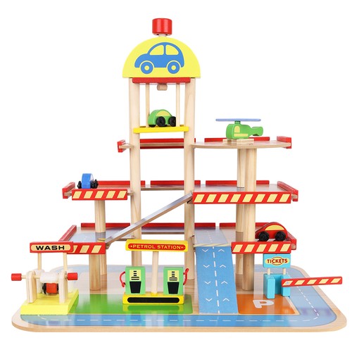 Lastele mõeldud parkimismaja koos tarvikutega