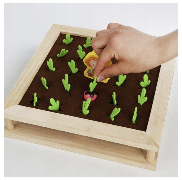 Turvaline ja vastupidav puidust mängukomplekt