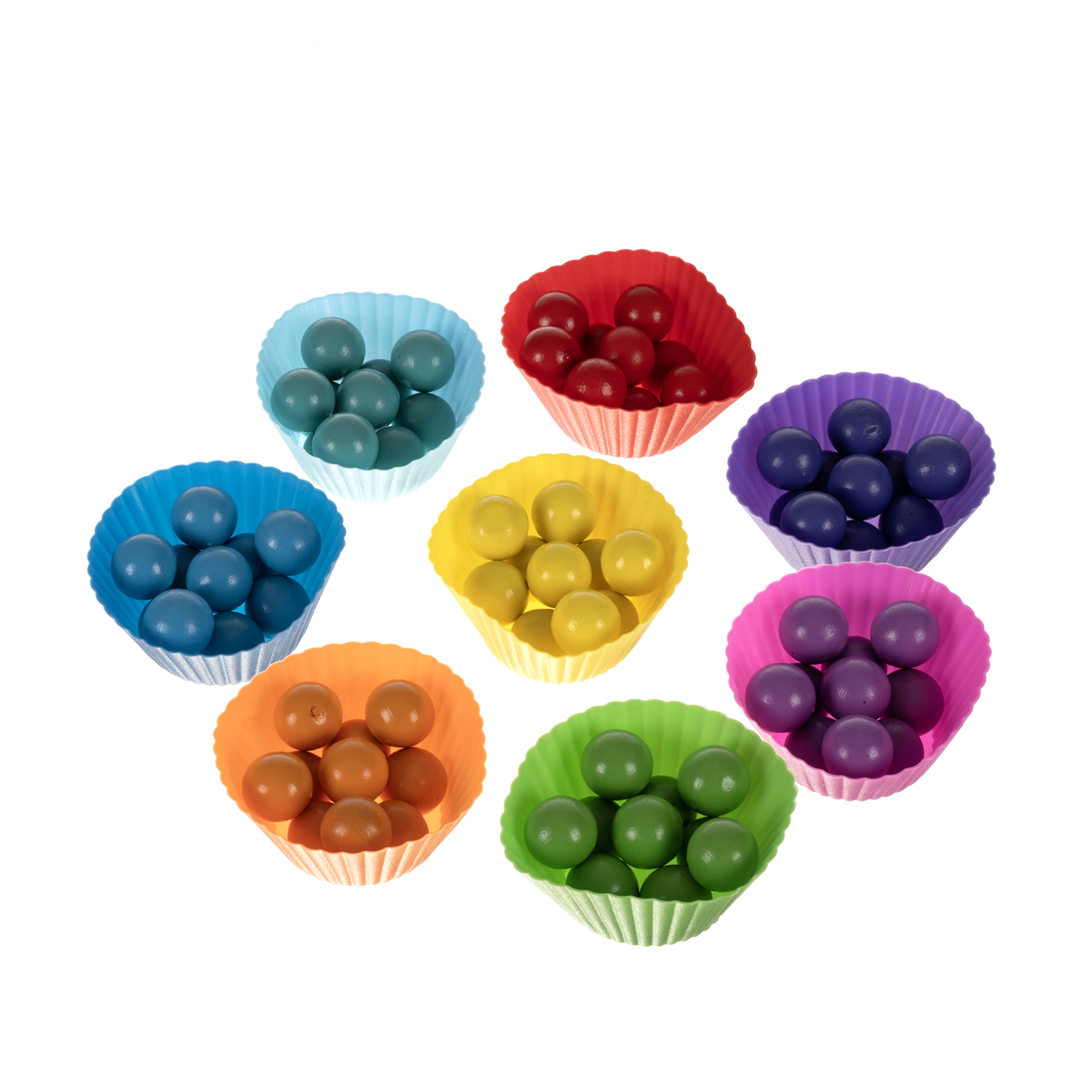 Turvaline ja vastupidav puidust mängukomplekt