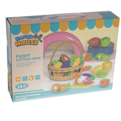 Värvikirev lõikekomplekt köögimängudeks