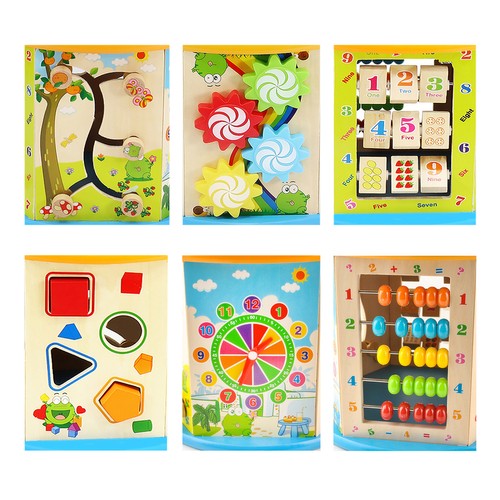 Ohutust materjalist valmistatud puidust kuubik