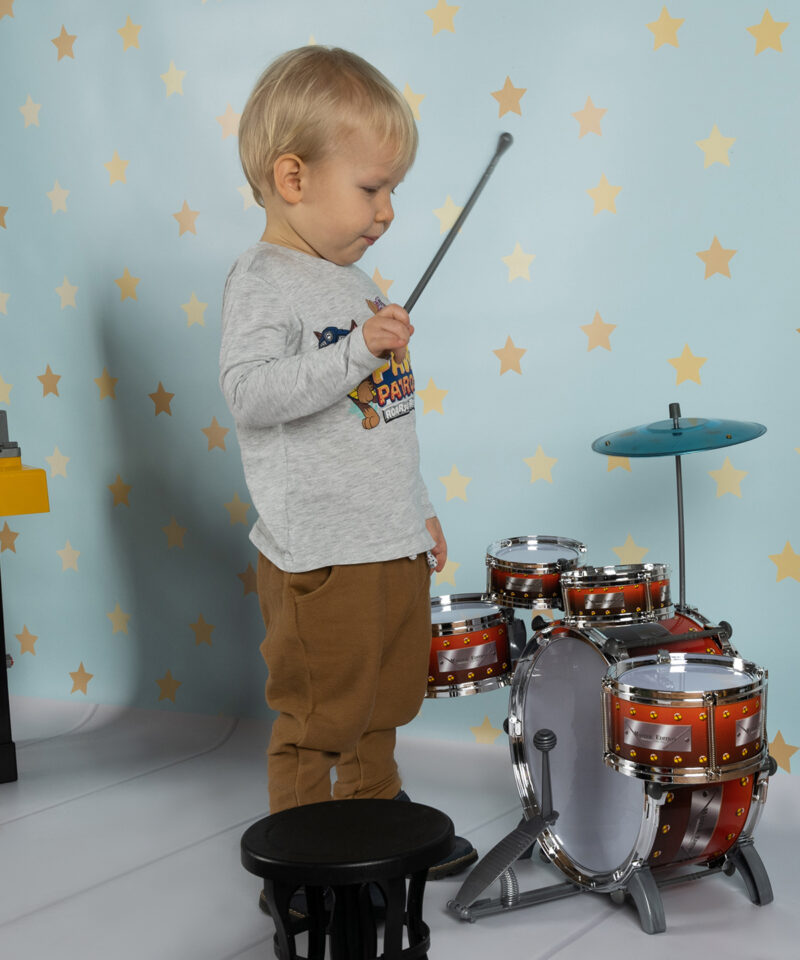 Kerge ja vastupidav trummikomplekt