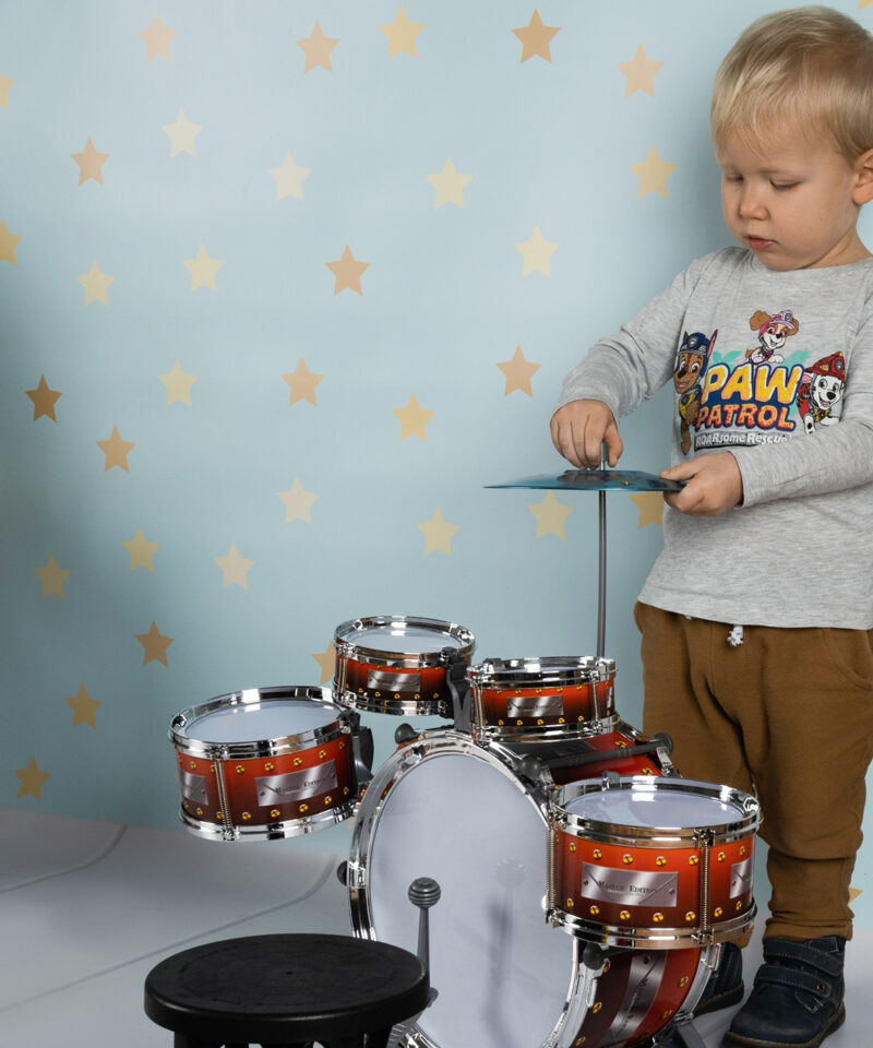 Kerge ja vastupidav trummikomplekt